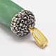 Faceted Bullet Natural Green Aventurine Pointed Pendants G-M255-04-2