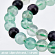 OLYCRAFT 48Pcs 8mm Natural Stone Bead Natural Rainbow Fluorite Bead Round Loose Gemstone Beads Crystal Beads for Bracelet Necklace Jewelry Making G-OC0002-44-3