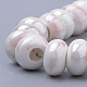 Perles en porcelaine manuelles PORC-Q219-14x6-E26-3