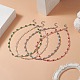 Glasperlenketten für Frauen NJEW-JN04265-7