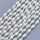 Perle di perle di vetro di grado A verniciate a forma di goccia HY-AB416-EM099-3