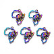 Ciondoli in lega color arcobaleno con placcatura a cremagliera PALLOY-S180-307-1