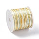 Cordon de fil de nylon teint par segment NWIR-A008-01J-2