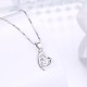 Trendy 925 Sterling Silver Pendant Necklaces NJEW-BB22357-4