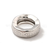 Латунные европейские бусины бусины с большими отверстиями KK-G458-31P