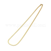 Ionenplattierung (IP) 304 Edelstahl-Halskette mit Fischgrätenmuster für Männer und Frauen NJEW-E076-04C-G
