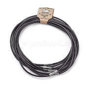 Коровья кожа ожерелье шнура материалы MAK-G003-06A
