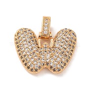 Латунные микро проложить кубического циркония подвески KK-C076-29W-G01