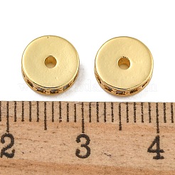 Стойки обшивки латунь микро проложить кубического циркония бусы&nbsp;KK-U030-28G-05