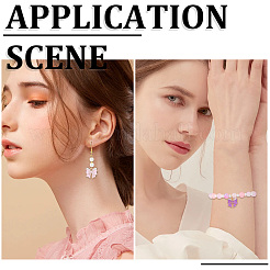 36шт 6 цвета сплава эмалевые подвески&nbsp;ENAM-SC0006-60