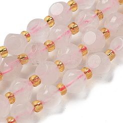 Природного розового кварца нитей бисера&nbsp;G-K387-A08-01