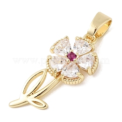 Латунные микро проложить кубического циркония подвески&nbsp;KK-C141-07G-05