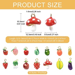 14шт 14 стиля подвески из сплава с эмалью&nbsp;FIND-CJ0005-23