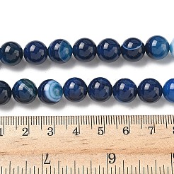 Натуральные полосатые агатовые бусы&nbsp;LS-G-I392-A01-10mm