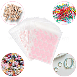 4 sac 4 styles sacs de rangement en cellophane opp transparent imprimé&nbsp;OPP-SP0001-07B
