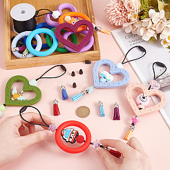 Набор для самостоятельного изготовления подвески из пищевого силикона с бусинами&nbsp;DIY-GO0001-96