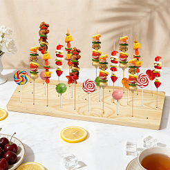 Piedistalli per esposizione di dolci in legno di pino&nbsp;ODIS-WH0095-022A