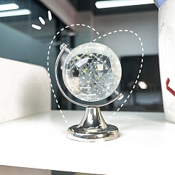 Вращающийся глобус из латуни и стекла с картой&nbsp;PW-WGAE513-01