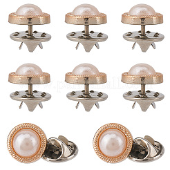 30 шт. круглые железные булавки для лацканов одежды рюкзака&nbsp;JEWB-GF0011-52