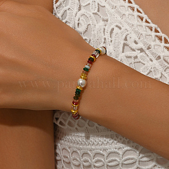Armbänder im böhmischen Unterlegscheibe-Stil aus Naturstein&nbsp;NB8637