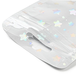 Прямоугольные лазерные пластиковые подарочные пакеты Инь-Янь с застежкой-молнией&nbsp;X1-OPP-E004-01C-A02