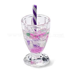 Leuchtende transparente Harzanhänger&nbsp;CRES-F026-01A