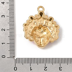 304 Edelstahl-Emaille-Anhänger&nbsp;SA-CBAA9A2-03G-01