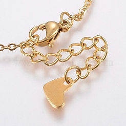 Bracciali a catena in acciaio inossidabile 304&nbsp;BJEW-I243-10G