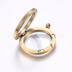 Магнитные плавающие подвески-медальоны из нержавеющей стали 304&nbsp;STAS-O103-35