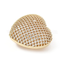 Латунные микропаве прозрачные подвески с фианитом&nbsp;KK-B141-39G