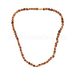 Ожерелья из натуральных янтарных самородков&nbsp;NJEW-T019-06