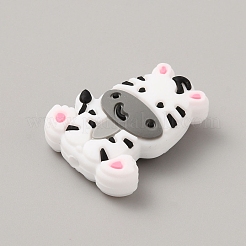 Perline focali in silicone ecologico per uso alimentare per animali&nbsp;SIL-WH0021-05A