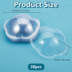 30 шт. прозрачный купол из ПВХ&nbsp;AJEW-OC0013-64B