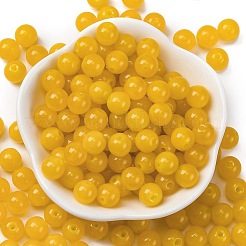 Nachahmung von Jadeglas-Saatperlen&nbsp;SEED-Z004-J8MM-02