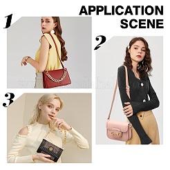 3 шт. 3 стиля цепочек для ремней для сумок&nbsp;FIND-GF0001-68