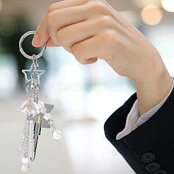 6 шт. 6 стиля подвеска из акрила и стекла в виде капли&nbsp;HJEW-SC00144