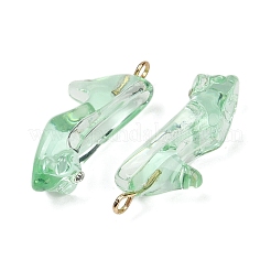 Подвески из прозрачной смолы со стразами&nbsp;RESI-Q021-01B