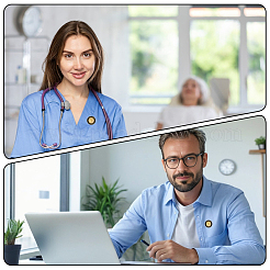 24 шт. эмалированная булавка с положительным вознаграждением и поощрением в виде слова «звезда»&nbsp;JEWB-CP0001-48B