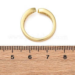 Открытые манжеты из латуни с микропаве и цирконием для женщин&nbsp;RJEW-G341-03G-02