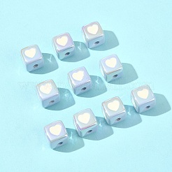 10 шт. непрозрачные акриловые эмалевые бусины&nbsp;ACRC-FS0001-02A