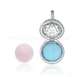 Ciondoli pendenti europei in argento sterling placcati in rodio anti-ossidazione 925&nbsp;STER-FF0013-03