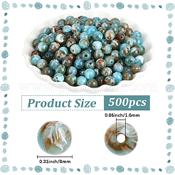 500pcs perle sintetiche&nbsp;OACR-PA0001-80