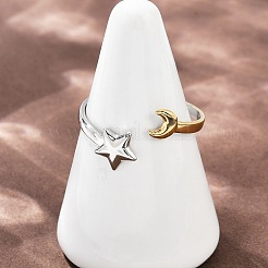 Кольца-манжеты из нержавеющей стали 304 для женщин&nbsp;RJEW-B133-05B