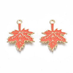 Colgantes de esmalte de aleación de chapado en estante de tema de otoño&nbsp;ENAM-N055-068