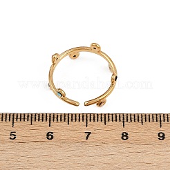 Кольца-манжеты из нержавеющей стали 304 Rhinetsone для женщин&nbsp;RJEW-K301-07G