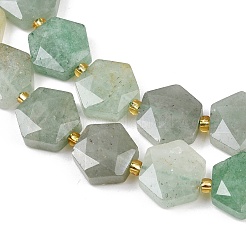 Естественный зеленый авантюрин бисер нитей&nbsp;G-G144-A04-01B