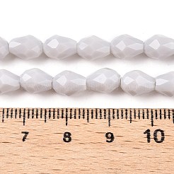Brins de perles opaques de couleur unie&nbsp;EGLA-N013-P6mm-D05