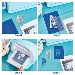 Stencil per fustelle in acciaio al carbonio per fiori e piante&nbsp;DIY-WH0309-3424