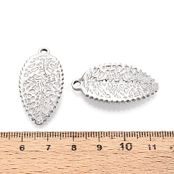 Подвески в форме листьев из нержавеющей стали 304&nbsp;STAS-T069-40P