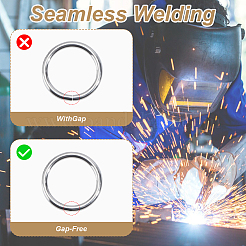 20 шт. соединительные кольца из нержавеющей стали 304&nbsp;STAS-DR0001-13